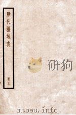 历代疆域表 3 卷中 1936 PDF电子版封面 (清)段长基撰