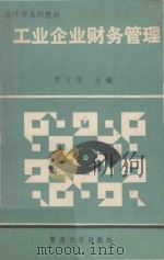 工业企业财务管理 1991 PDF电子版封面 7810290746 罗文伟主编