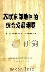 苏联东部地区的综合发展纲要 1984 PDF电子版封面 (苏)Е·Б·阿伊津别尔格,(苏)Ю·А·索鲍列夫著;陶永志