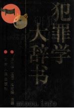 犯罪学大辞书 1995 PDF电子版封面 7226014351 康树华等主编