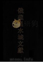 俄藏黑水城文献 汉文部分 4 1997 PDF电子版封面 7532522490 俄罗斯科学院东方研究所圣彼得堡分所,中国社会科学院民族研究所