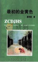 最初的金黄色 1998 PDF电子版封面 7805215437 夏泽奎著
