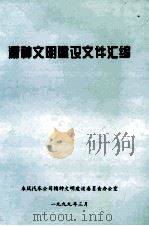 精神文明建设文件汇编（1999 PDF版）