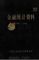 金融统计资料  1984-1990（1991 PDF版）