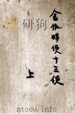 金衣特使十三侠 上 1991 PDF电子版封面 7800395103 公孙虚无著