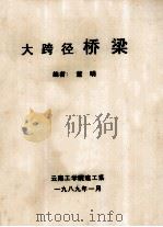 大跨径桥梁 1989 PDF电子版封面 董明编著