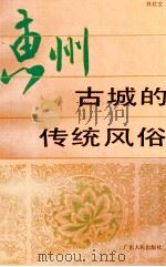 惠州古城的传统风俗 1993 PDF电子版封面 7218012450 林慧文著