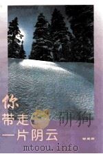 你带走一片阴云 1994 PDF电子版封面 7805213097 谢望新著