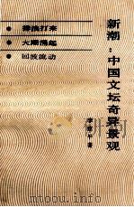 新潮  中国文坛奇异景观   1989  PDF电子版封面  7219013019  李建平著 