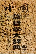 中国监督学大辞典 上 1996 PDF电子版封面 7500526687 郑力主编