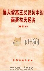 陷入资本主义泥坑中的南斯拉夫经济 1963 PDF电子版封面 3003·685 世界知识出版社编辑
