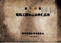 南京地区 建筑工程单位估价汇总变 1984 PDF电子版封面 南京市城乡建设委员会编