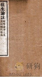 往生论注  附略论净土义  赞阿弥陀佛偈（ PDF版）
