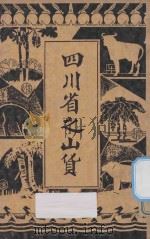 四川省之山货 上 1934 PDF电子版封面 重庆中国银行编辑