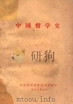 中国哲学史 1973 PDF电子版封面 杨荣国