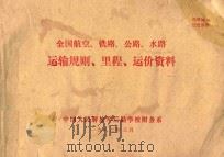 全国航空、铁路、公路、水路运输规则、里程、运价资料（1982 PDF版）