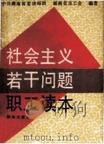 社会主义若干问题职工读本 1990 PDF电子版封面 754380011X 何振国主编;中共湖南省委讲师团,湖南省总工会编著