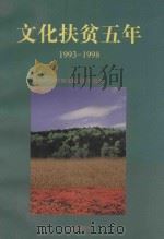 文化扶贫五年 1993-1998 1999 PDF电子版封面 7200037079 中国文化扶贫委员会编