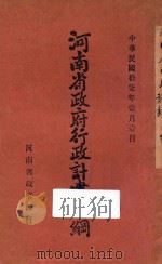 河南省政府行政计划大纲（1928 PDF版）