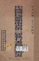 中国国民党湖南省第三届执行委员会报告书:1932年-1934年 1935 PDF电子版封面