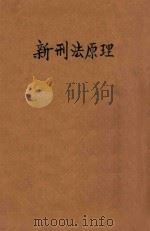 新刑法原理 1930 PDF电子版封面 赵琛著
