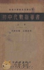初中代数指导书 上 1933 PDF电子版封面 王为恒编;王刚森校