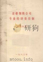 首都钢铁公司专业经济责任制  福利专业（1983 PDF版）