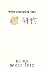 数控车削技术实训操作报告（ PDF版）