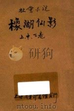 橡湖仙影  社会小说  上、中、下（1914 PDF版）