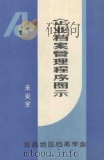 企业档案管理程序图示（ PDF版）
