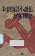 新俄短篇小说集 1928 PDF电子版封面 叶灵凤辑译