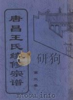 唐昌王氏续修宗谱  第3卷（ PDF版）