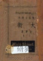 大街 上 1930年诺贝尔文学奖金作家 1932 PDF电子版封面 (美)刘易士杰著;白华译
