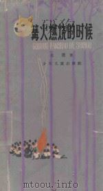篝火燃烧的时候 1955 PDF电子版封面 R10024·745 袁鹰著;严个凡绘图