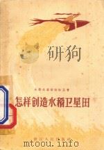 怎样创造水稻卫星田 1958 PDF电子版封面 T16103·115 沈学年著