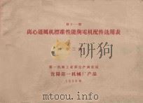 离心通风机标准性能与电机配件选用表  第二册  B3-型（ PDF版）