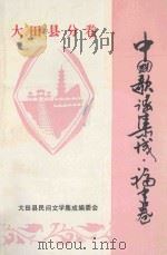 中国歌谣集成  福建卷  大田县分卷   1991  PDF电子版封面    大田县民间文学集成编委会编 