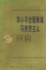 邓小平全面背叛马克思主义 1976 PDF电子版封面 3103103 浙江人民出版社编