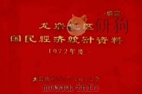 龙岩地区国民经济统计资料  1972年度（1974 PDF版）