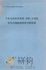 十年大庆市共青团 青联 少先队及其外围组织的有关情况集 1990 PDF电子版封面