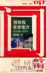 别等我在老地方  转型期文化景观   1995  PDF电子版封面  7536022034  杨苗燕著；黄树森主编 