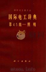 国际电工辞典  第45组  照明（ PDF版）