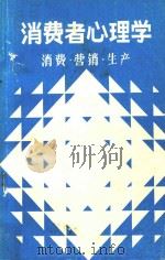 消费者心理学 消费、营销、生产 1985 PDF电子版封面 北京理咨询服务中心·消费者心理研究室编