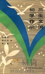 初三学生作文示例 1991 PDF电子版封面 7810145266 刘占泉等编
