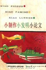 小制作小发明小论文 1987 PDF电子版封面 743487 该书编写组编