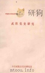 武胜党史研究 1991 PDF电子版封面 中共武胜县党史研究室;刁锡甫主编