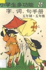 小学生多功能字·词·句手册 五年制 五年级 1997 PDF电子版封面 7805991669 李木乔主编