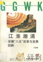 江淮潮涌 安徽“八五”改革与发展回眸 1997 PDF电子版封面 7503515694 卢荣景著