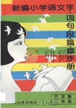 新编小学语文 字·词·句·段·篇·章手册 六年制 二年级 1995 PDF电子版封面 7805992819 彭延新主编;刘畅编著