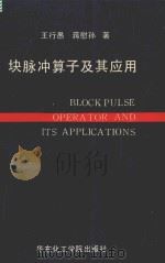 块脉冲算子及其应用 1989 PDF电子版封面 7562800197 王行愚,蒋慰孙著